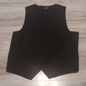 Black Button-Up Vest